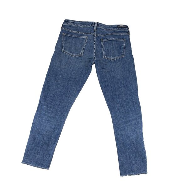 Citizens of Humanity Revolve low rise 3 INCH cropped raw edge skinny jeans s29 - Picture 4 of 11